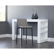 Renee 36.5 inch Armour Grey / Dark Slate Counter Stool